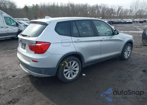 2014 BMW X3 xDrive28I z USA, uszkodzony, nr VIN 5UXWX9C58E0D21889